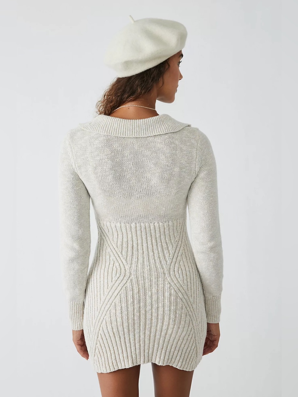 Free People Oatmeal Mont Blanc Dress - Picture 4 of 6